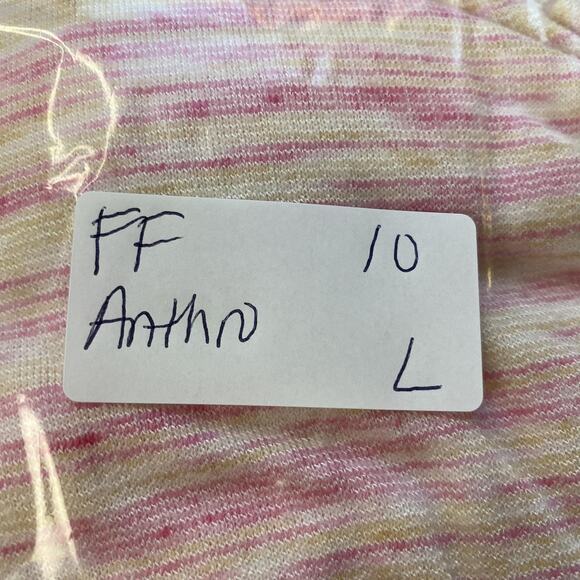 Saturday Sunday Anthropologie Surplice Sweater Women Large Space Dye Pastel Wrap - Picture 11 of 11